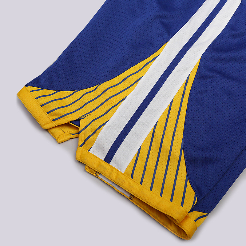 мужские синие шорты Nike Golden State Warriors Icon Edition Swingman NBA Shorts 866809-495 - цена, описание, фото 2